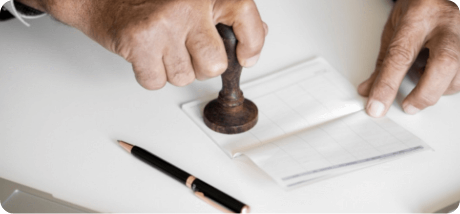 スタンプの写真